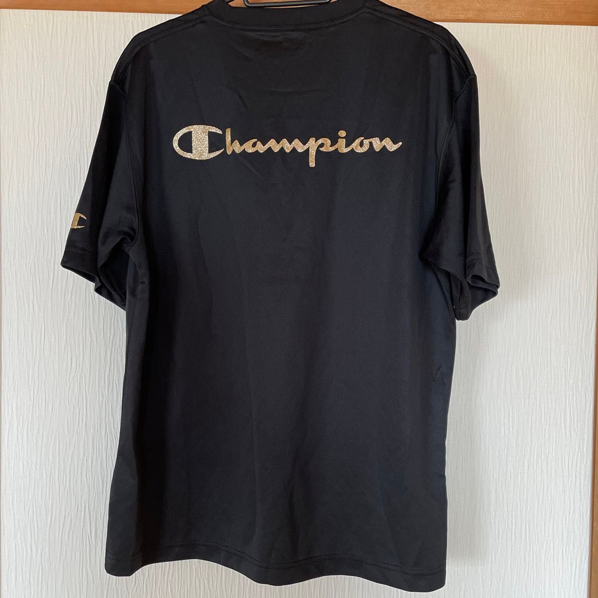 Champion半袖Tシャツメンズ用Lサイズ ブラック