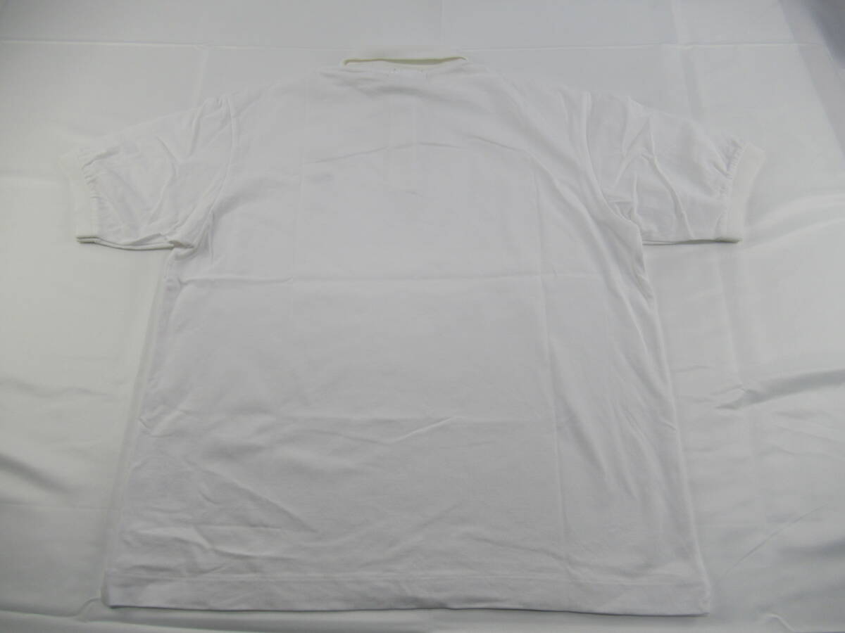 【送900円】 8589 LACOSTE ラコステ メンズ 半袖ポロシャツ 白 US M ワンポイントロゴ CLASSIC FIT 日本製の画像6