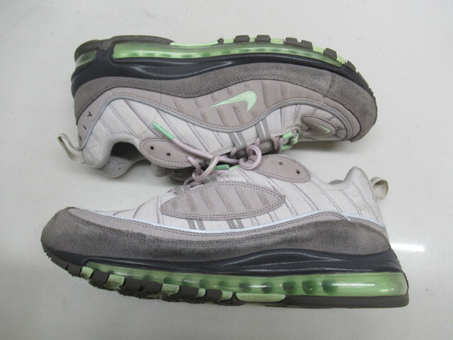 【送900円】　8815　NIKE　AIRMAX98　640744-011　ナイキ　エアマックス　メンズ　シューズ　ローカットスニーカー　グレー　28.5cm_画像7