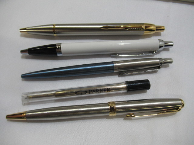 ☆同梱不可【S送900円】329 PARKER パーカー ボールペン4本まとめ ノック式 ツイスト式 筆記用具 ばら売り不可 筆記未確認の画像2