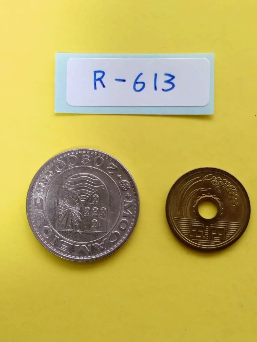 外国コイン　モザンビーク　(Rー６１３)　２０エスクード硬貨　１９７２年_画像9