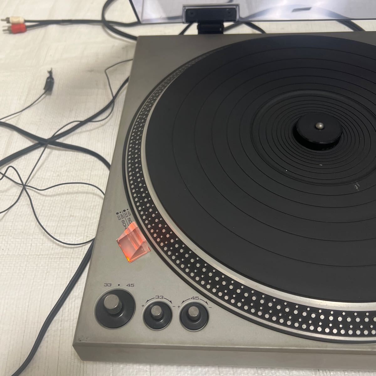 Technics テクニクス ターンテーブル SL-1700 レコード 音響機器 音楽 レトロ 現状品_画像3