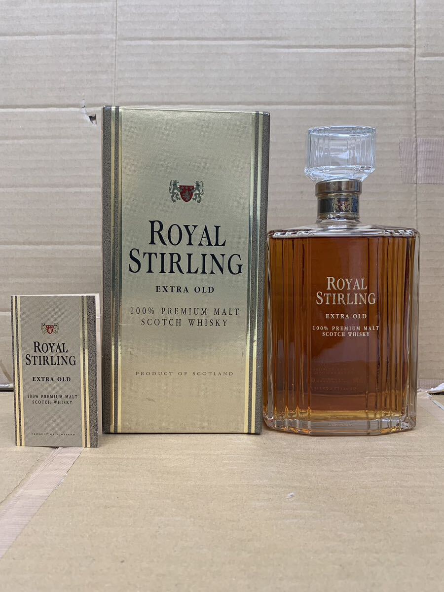 ロイヤル スターリング エクストラ オールド ＊箱付 ※ 750ml 43% スコッチウイスキー ROYAL STIRLING の画像1