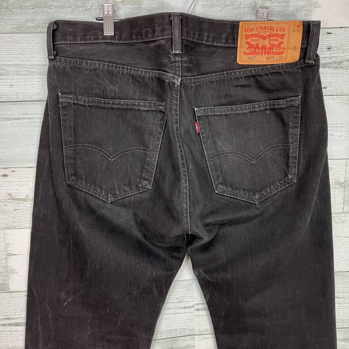 LEVI'S リーバイス 501 ブラック 35×30 デニムパンツ ジーンズ_画像3