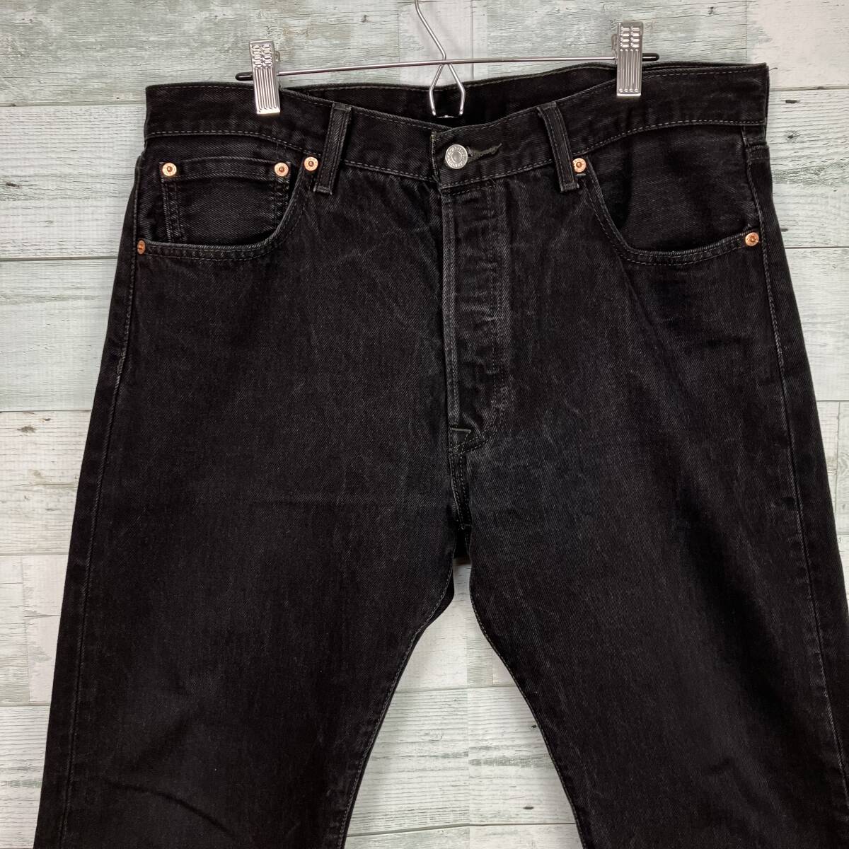 LEVI'S リーバイス 501 ブラック 35×30 デニムパンツ ジーンズ_画像5