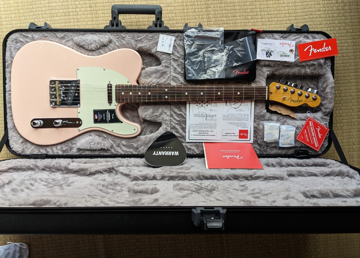 FENDER USA Limited Edition American Professional II Telecaster (Shell Pink /Rosewood)の画像1