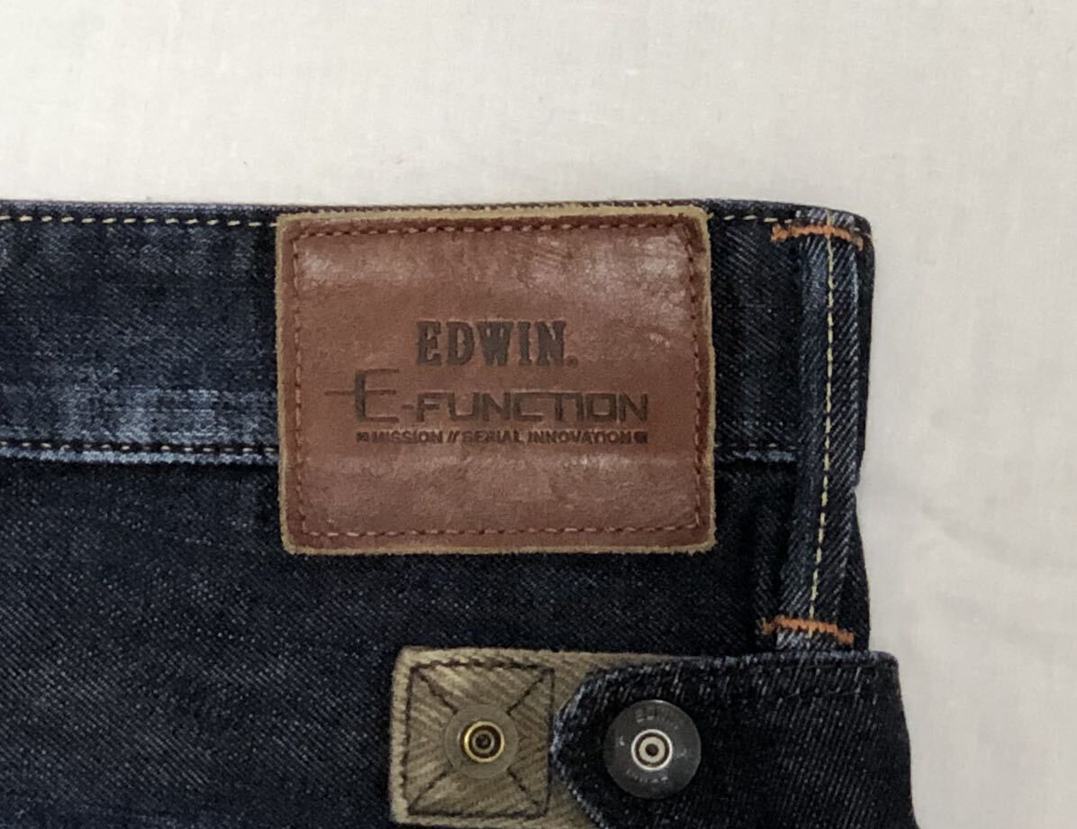 EDWIN E-FUNCTION エドウィン イーファンクション EFZ503 立体裁断 ストレッチデニム パンツ W30 メンズ 日本製_画像9