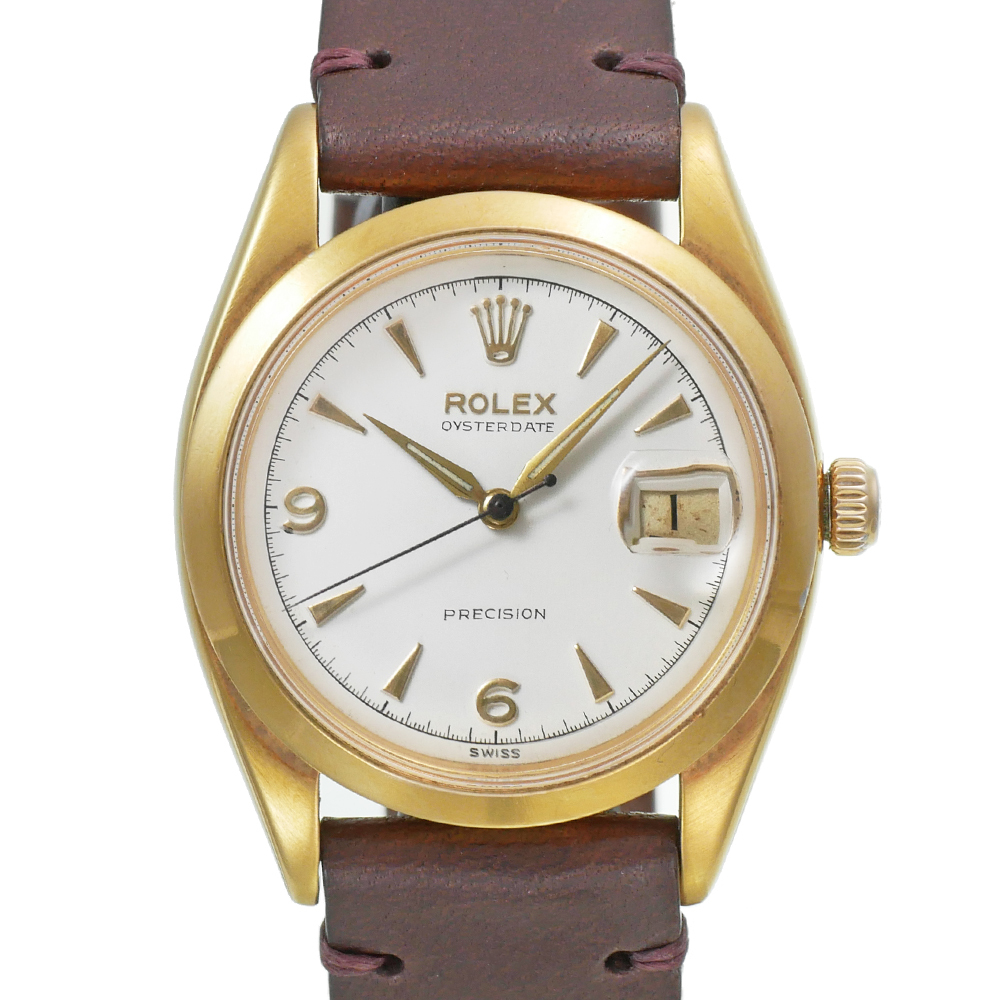 ROLEX オイスターデイト Ref.6494 アンティーク品 メンズ 腕時計
