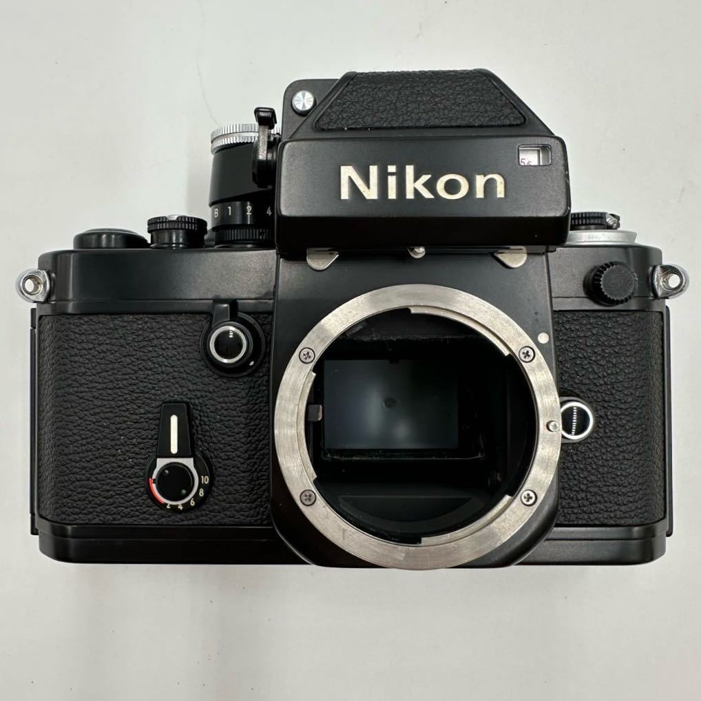 ニコン Nikon F2 フォトミック DP-1 フィルム一眼レフカメラ ブラックボディ NIKKOR-SC Auto 1:1.4 f=50mm シャッターOK ジャンク 現状品_画像2