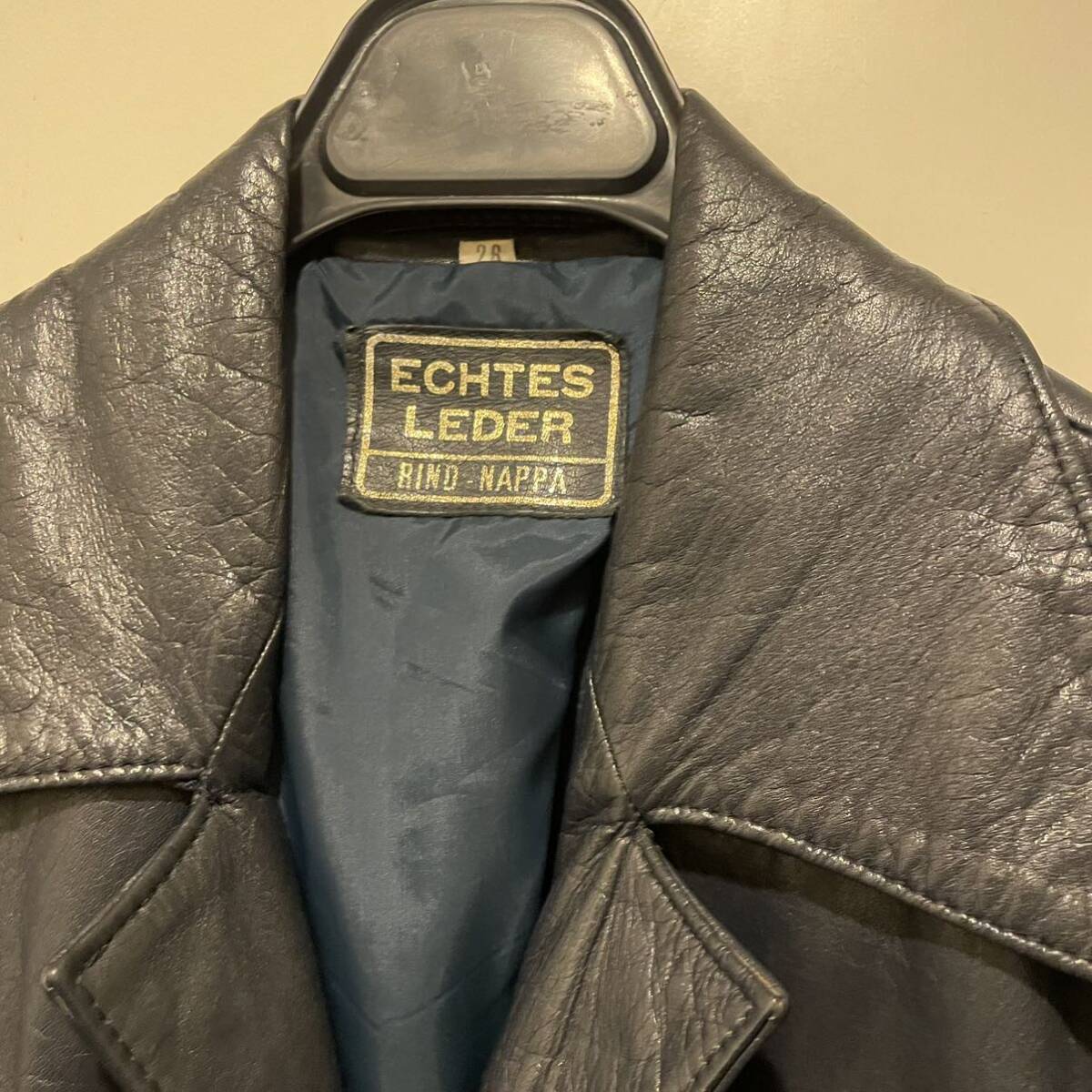 70s ECHTES LEDER ドイツ製 ユーロ ライダース レザージャケット 70s ECHTES LEDER ドイツ製 ユーロ ライダース レザージャケット