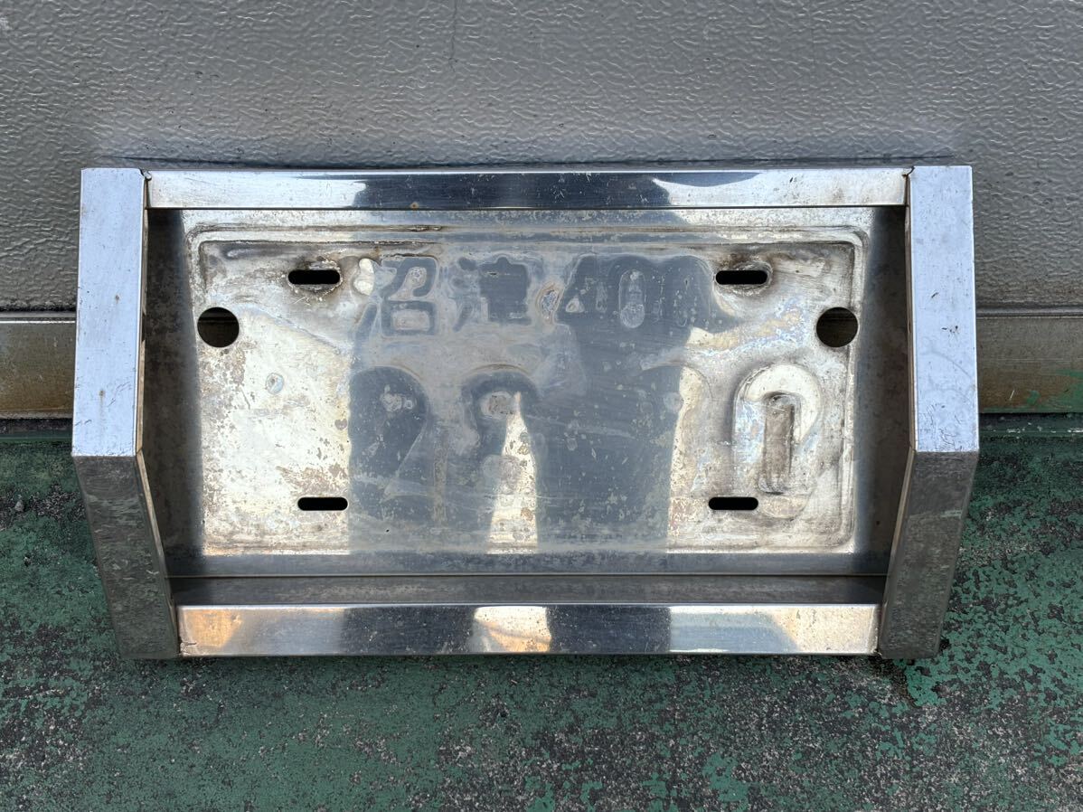  number frame stainless steel deco truck medium sized . board 