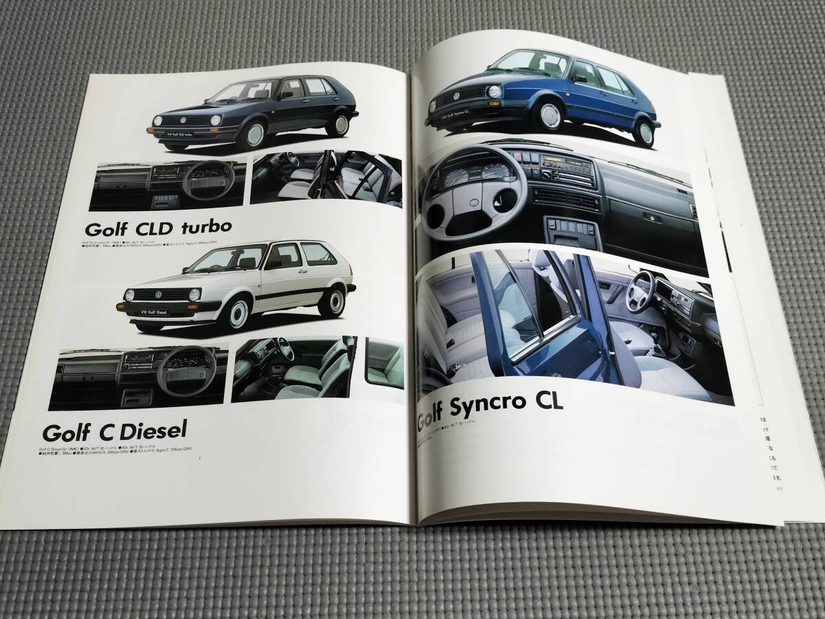 フォルクスワーゲン ゴルフⅡ カタログ 1988年 Golf CLi/Ci/CLD turbo/Syncro CL_画像8