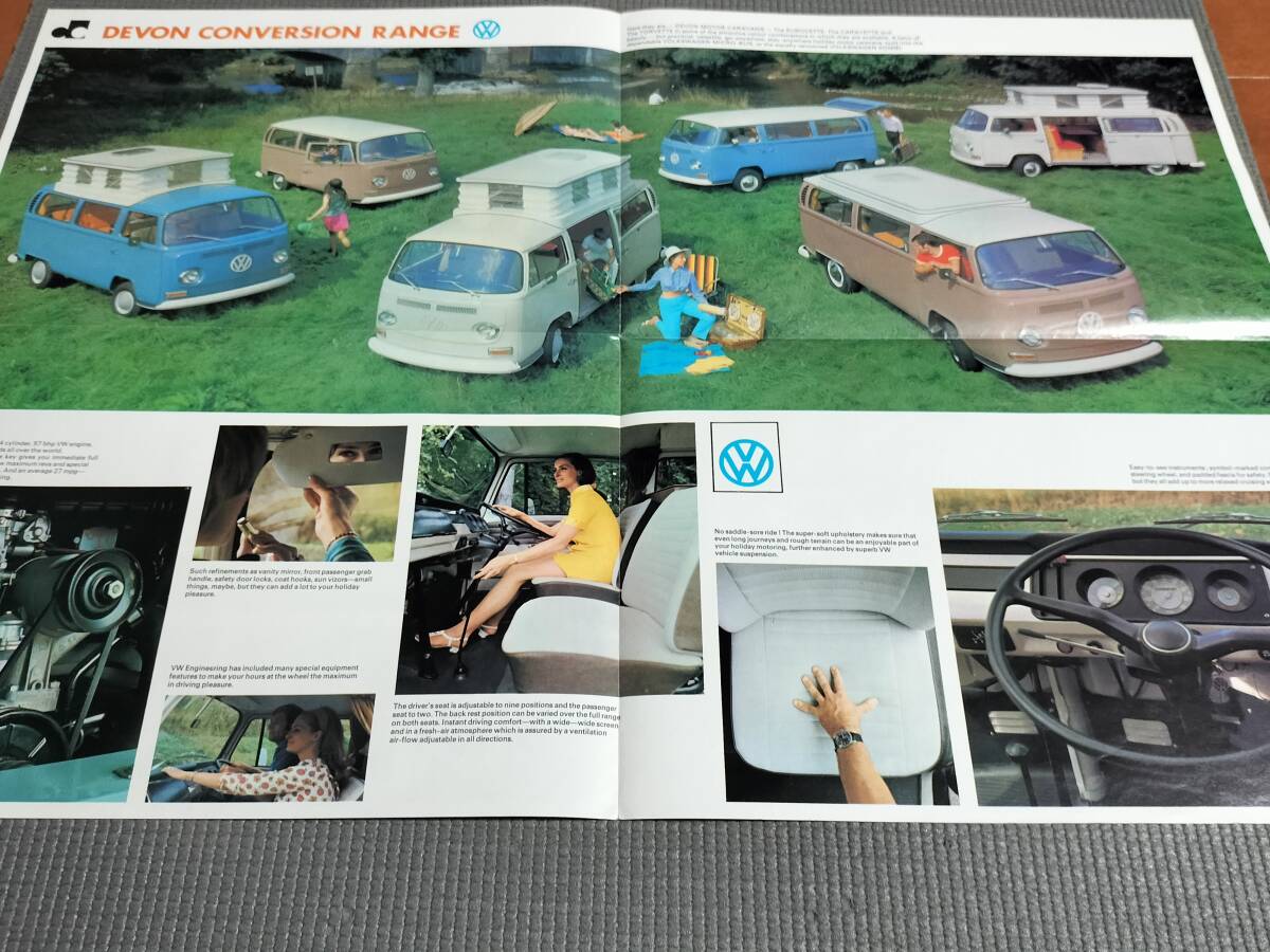 フォルクスワーゲン マイクロバス・コンビ 英語版カタログ 1969年 VW MICRO BUS/KOMBI DEVON CONVERSIONS_画像3