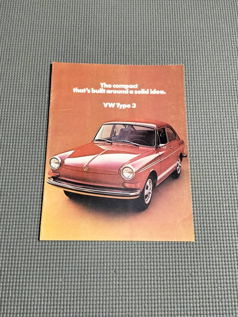 フォルクスワーゲン タイプ3 英語版カタログ VW TYPE3_画像1