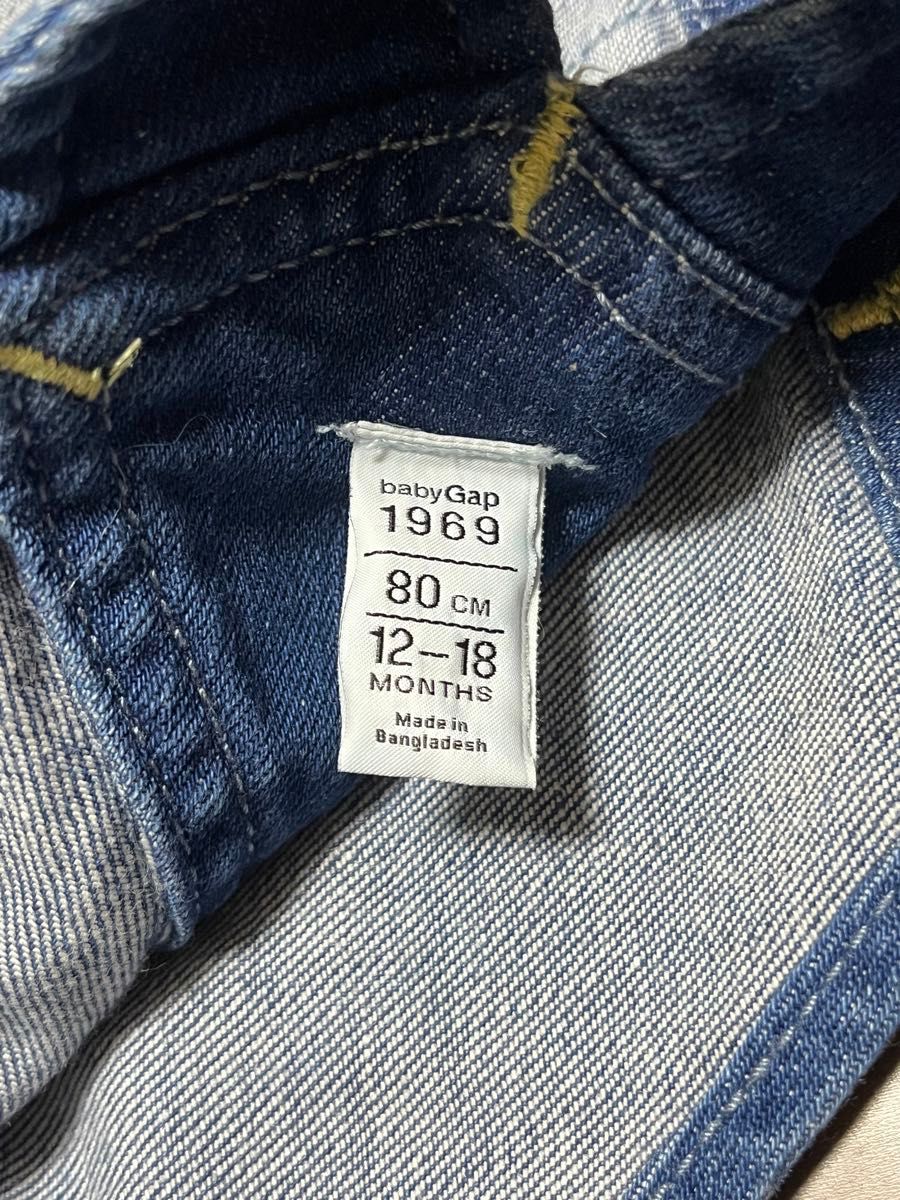 babyGAP  オーバーオール サロペット デニム 80cm