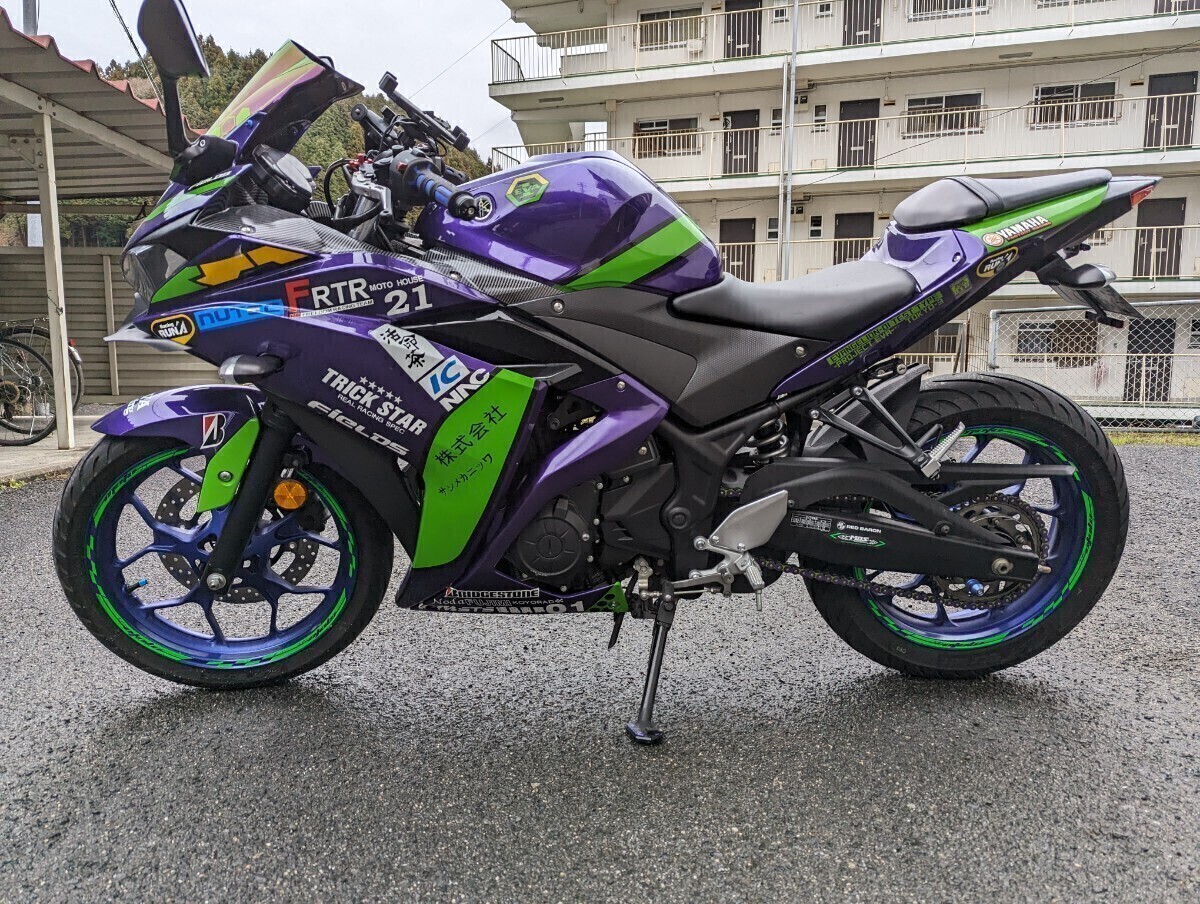  ヤマハ YZF-R3 RG07J 車体 直接引き取り大歓迎 山口県 の画像3