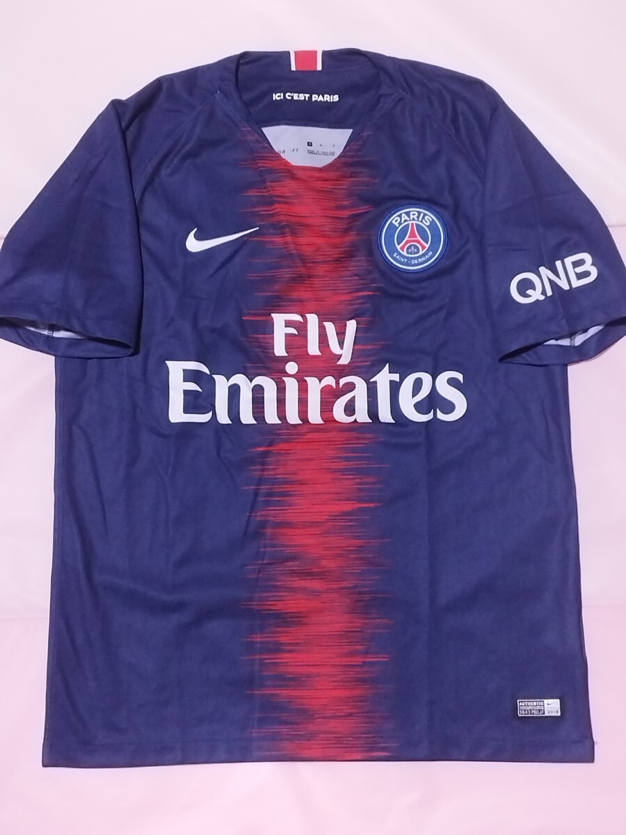 PSG　パリ・サンジェルマン　18-19H　ユニフォーム　サイズM　ナイキ　フランスリーグ_画像1