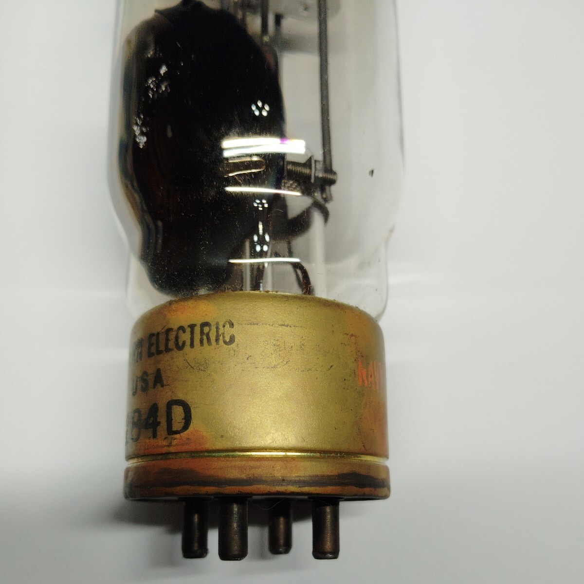 Western Electric 284D(845) 2本 NAVYの画像2