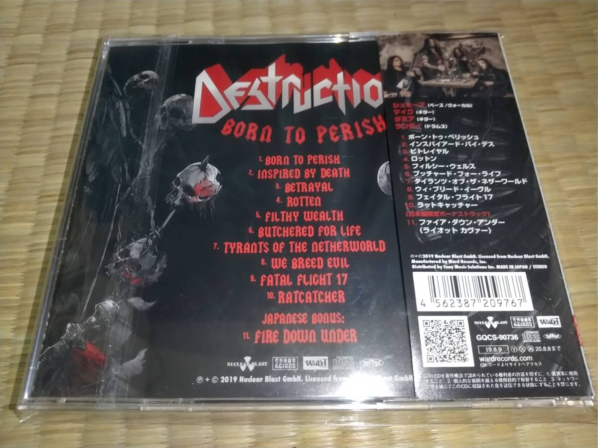 Destruction / Born to Perish / Thrash Metal / スラッシュメタル_画像2