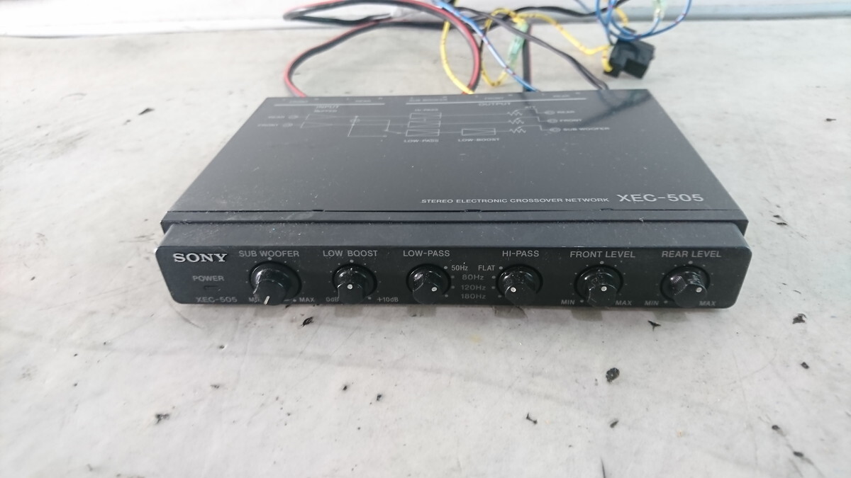 a3-041 ■ソニー SONY XEC-505 エレクトロニック クロスオーバーネットワーク_画像1