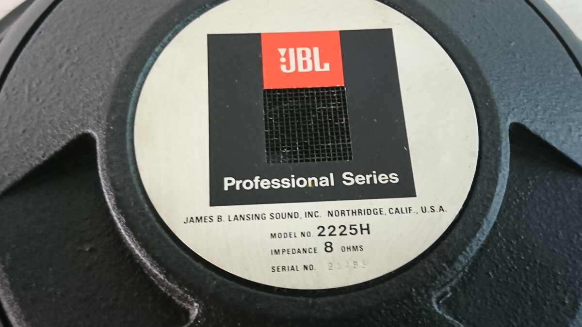 a3-097 ■JBL Professional Series 2225H ウーファーユニットペア_画像9
