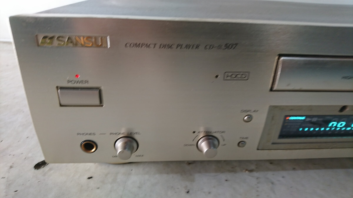 a4-004 ■SANSUI サンスイ CD-α507 CDプレーヤ  オーディオ機器の画像2