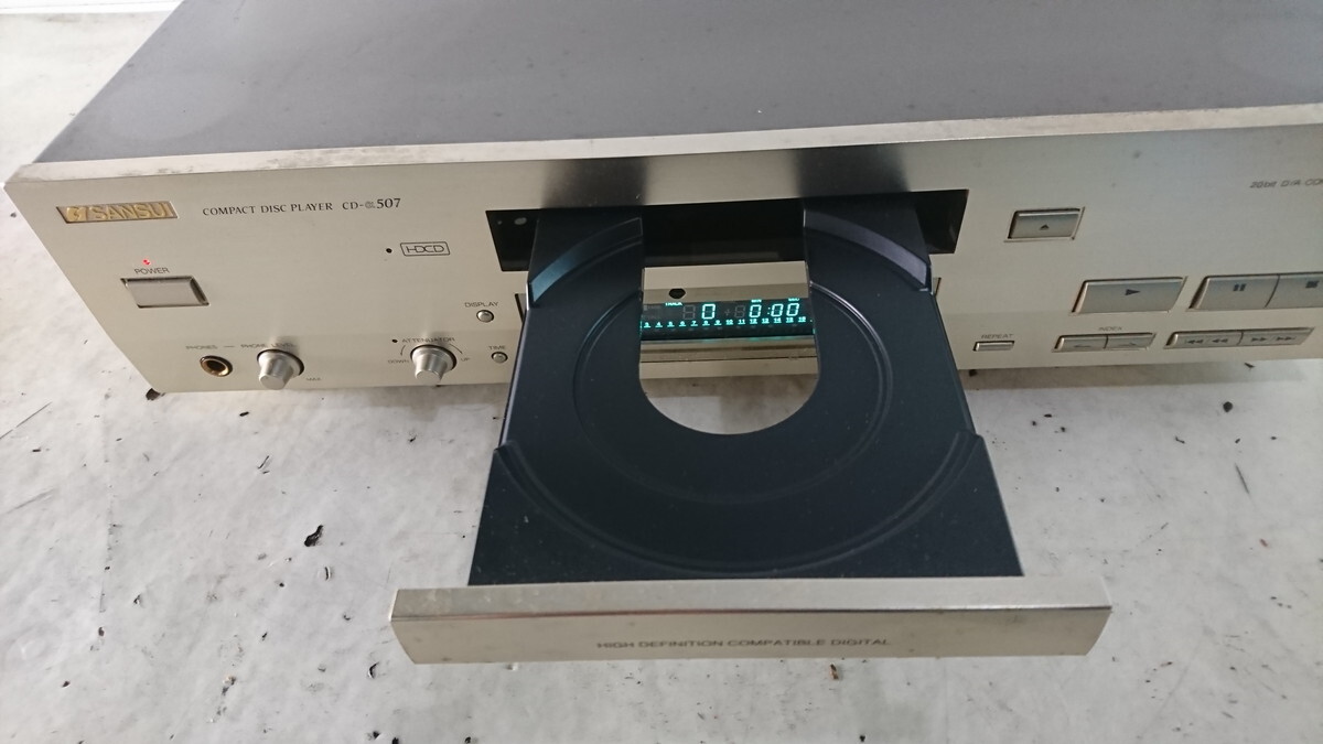 a4-004 ■SANSUI サンスイ CD-α507 CDプレーヤ  オーディオ機器の画像4