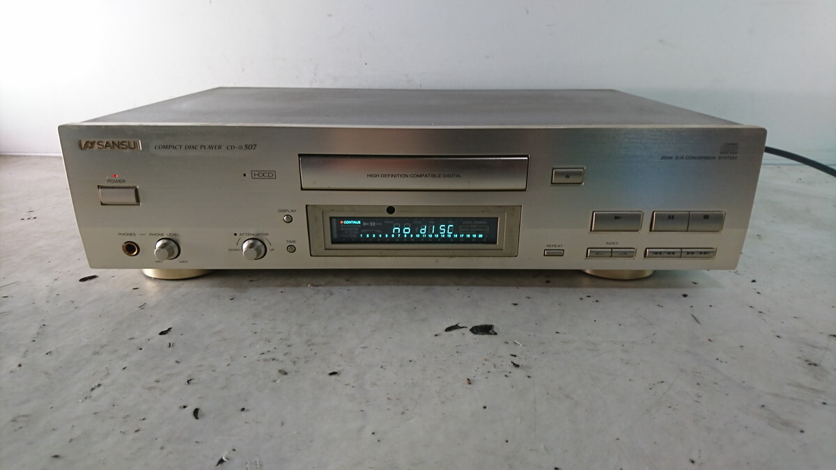 a4-004 ■SANSUI サンスイ CD-α507 CDプレーヤ  オーディオ機器の画像1