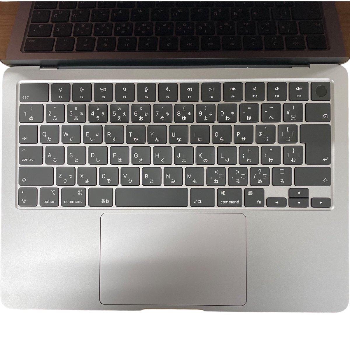 ◆◇◆ Apple MacBook Air アップル マックブック エア 13.6インチ スペースグレイ 8GB 256GB MLXW3J/A A2681 ノートパソコン PC 中古品_画像4