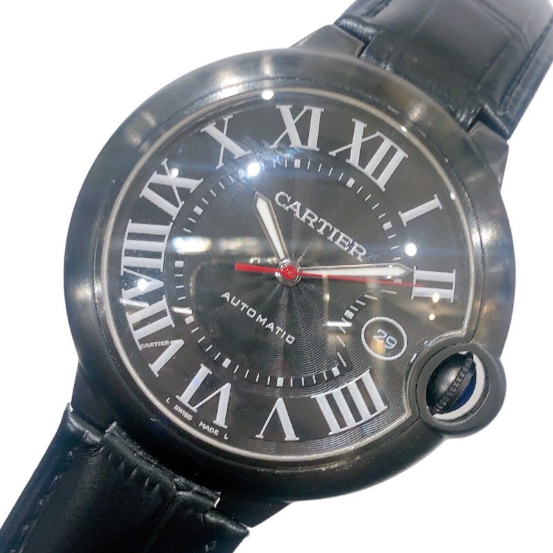 カルティエ Cartier バロンブルー ドゥ　カルティエ WSBB0015 SS(PVD) 腕時計 メンズ 中古_画像1