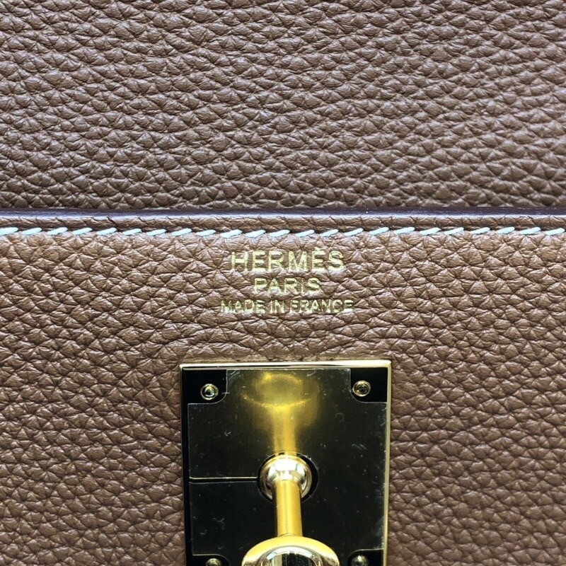  Hermes HERMES Kelly 32 inside ..Y. Gold Gold metal fittings togo handbag lady's used 