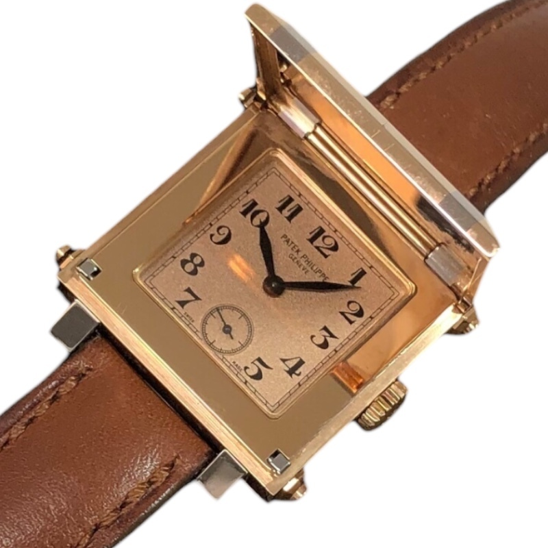 パテック・フィリップ PATEK PHILIPPE ゴンドーロ　キャブリオレ 5099R K18イエローゴールド 革ベルト 腕時計 メンズ 中古_画像1