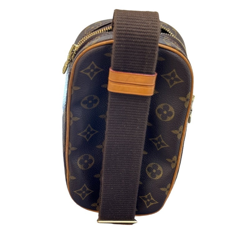 ルイ・ヴィトン LOUIS VUITTON ポシェットガンジュ M51870 ブラウン モノグラム ショルダーバッグ レディース 中古_画像2