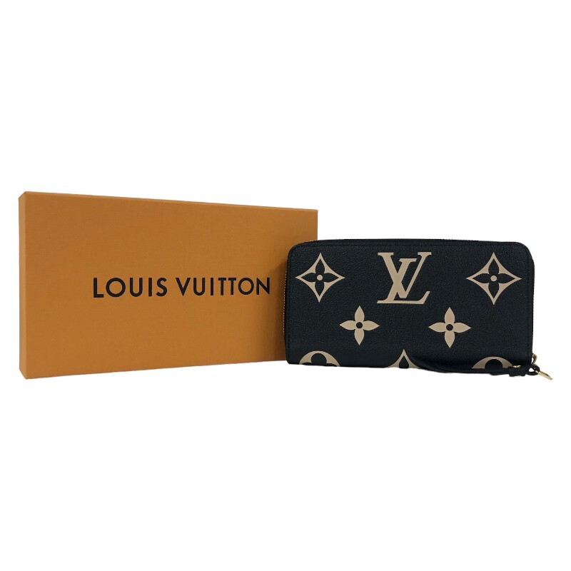 ルイ・ヴィトン LOUIS VUITTON ジッピー・ウォレット M80481 バイカラー モノグラム・アンプラント レディース 長財布 中古の画像7