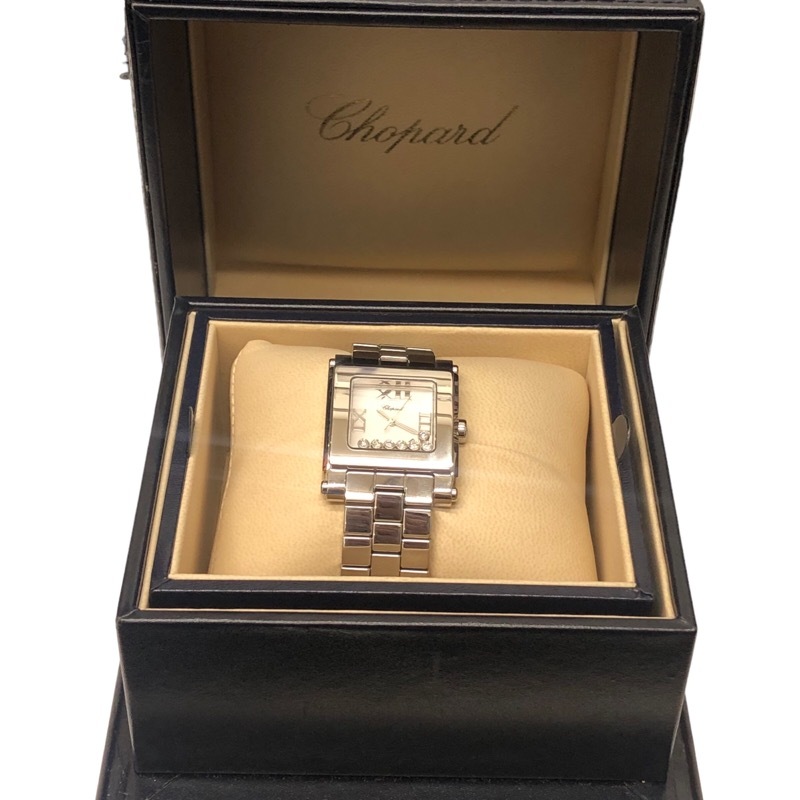 ショパール Chopard ハッピースポーツ 27/8496-3001 ステンレススチール 腕時計 メンズ 中古_画像5