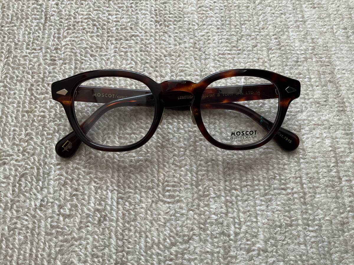 MOSCOT LEMTOSH モスコット レムトッシュ JPN Ltd.14 Burnt Tortoise ★未使用新品★の画像1