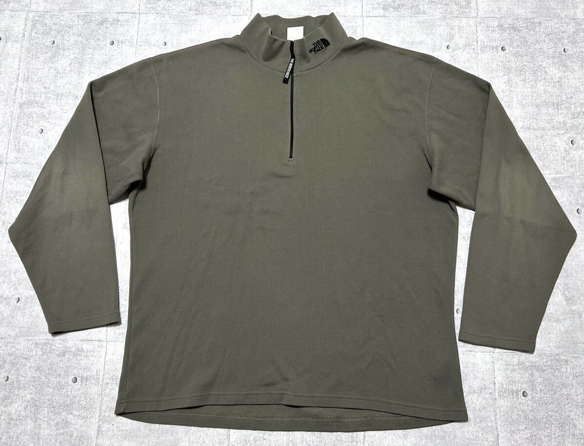 THE NORTH FACE ハーフジップ プルオーバー カットソー ジャージ　　ノースフェイス アウトドア スポーツ タウンユース 登山 柳9281