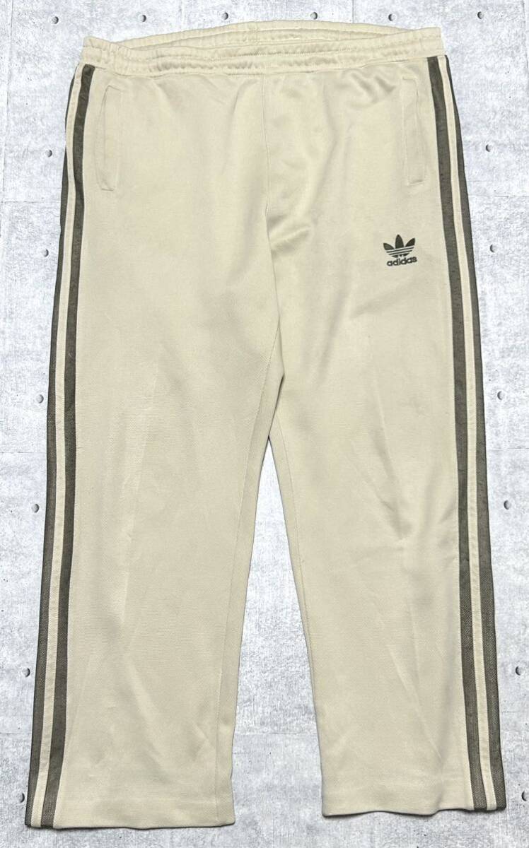 00s adidas トラックパンツ ジャージパンツ サイドライン 大きいサイズ　　Y2K 00年代 アディダス トレフォイル ワイドパンツ 柳9240