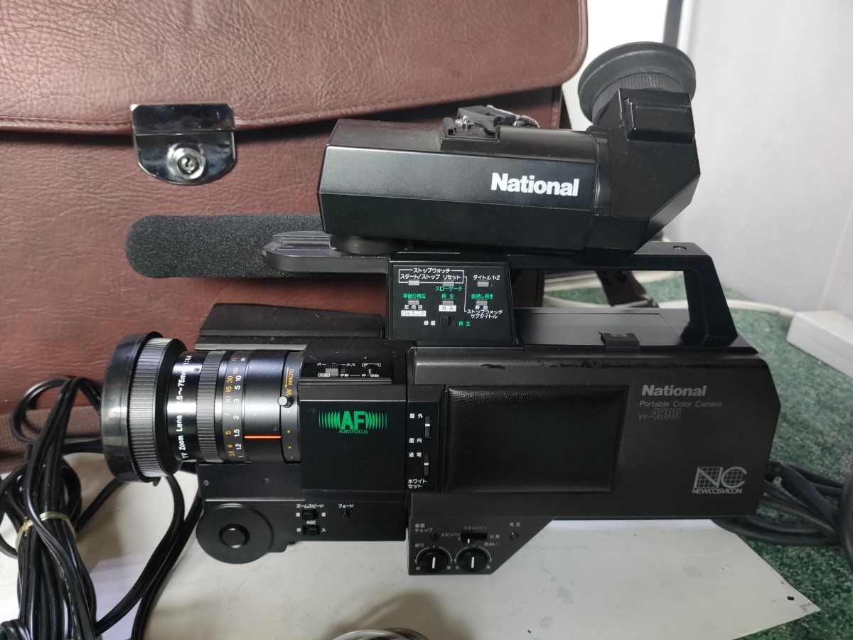 管32（希少レトロ、中古現状、即発送）プロ用ビデオカメラ【National Portable Color Camera VY4800】_画像4