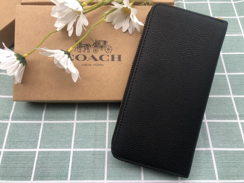 コーチ COACH 財布 長財布 メンズ プレゼント 贈り物 ブランド ギフト ブラック　ロゴ シグネチャー ウォレット レザー 新品 未使用 A082_画像5