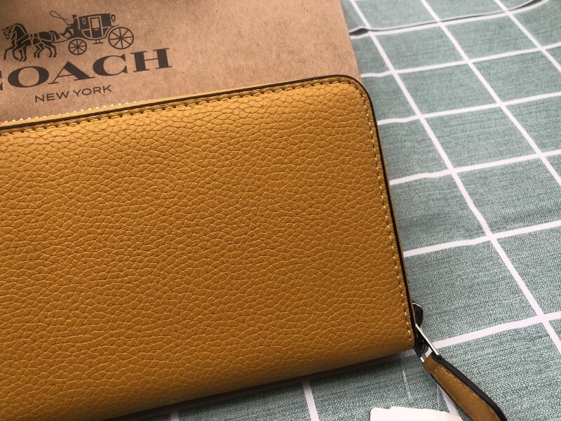 コーチ COACH 財布 長財布 プレゼント ロゴ シグネチャー メンズ レディース 贈り物 ウォレット 新品 イエロー ブランド ギフト A084_画像8