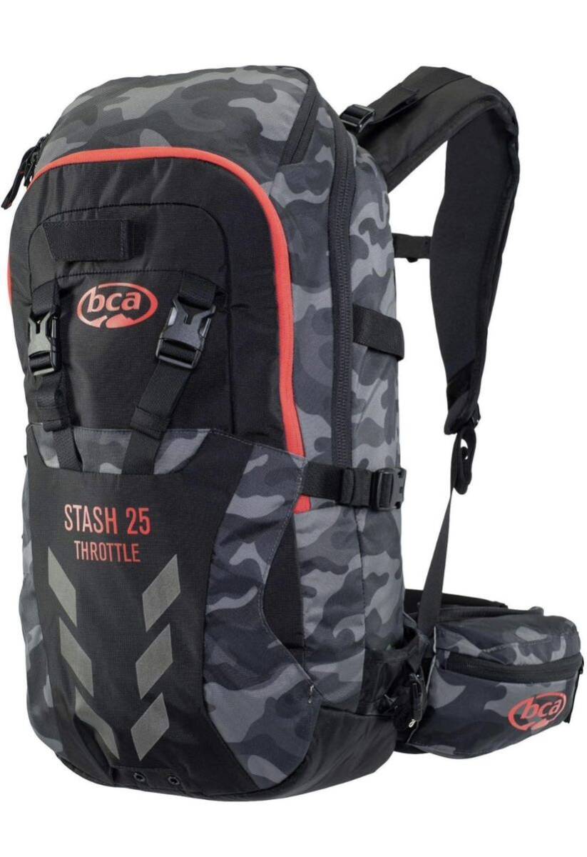 BCA backpack Stash Throttle 25 Pack-Night Camo back Country access ski snowboard snowboard 