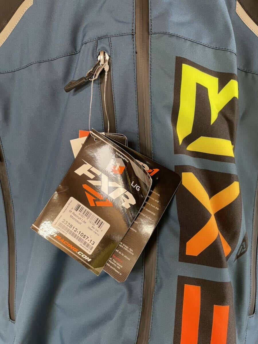 FXR ワンピース ウエア ツナギ Recruit Lite Monosuit 中綿無し Lサイズ スノーモービル 新品 未使用品 札幌近郊手渡し可_画像3