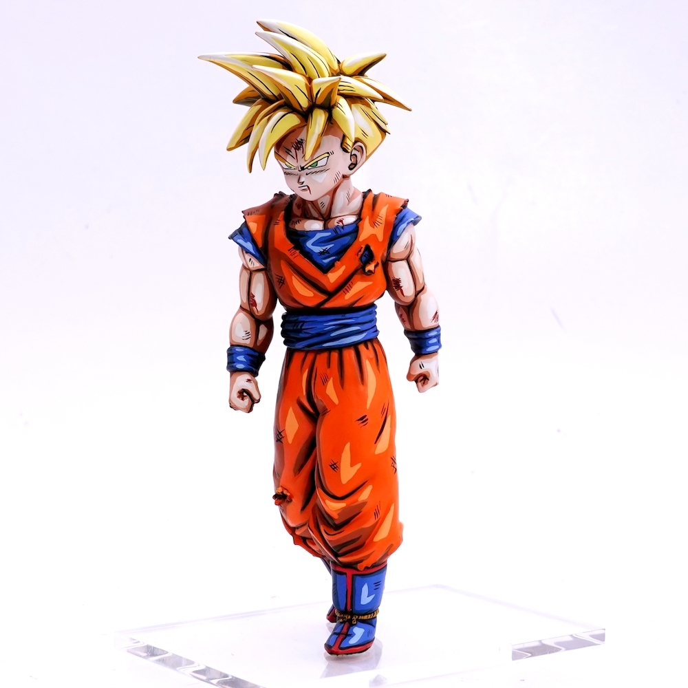 ドラゴンボール 孫悟飯 フィギュア フルリペイント 2D 二次元塗装 2次元彩色 SOLID EDGE WORKS THE 出陣12 DRAGON BALL 超サイヤ人_画像9