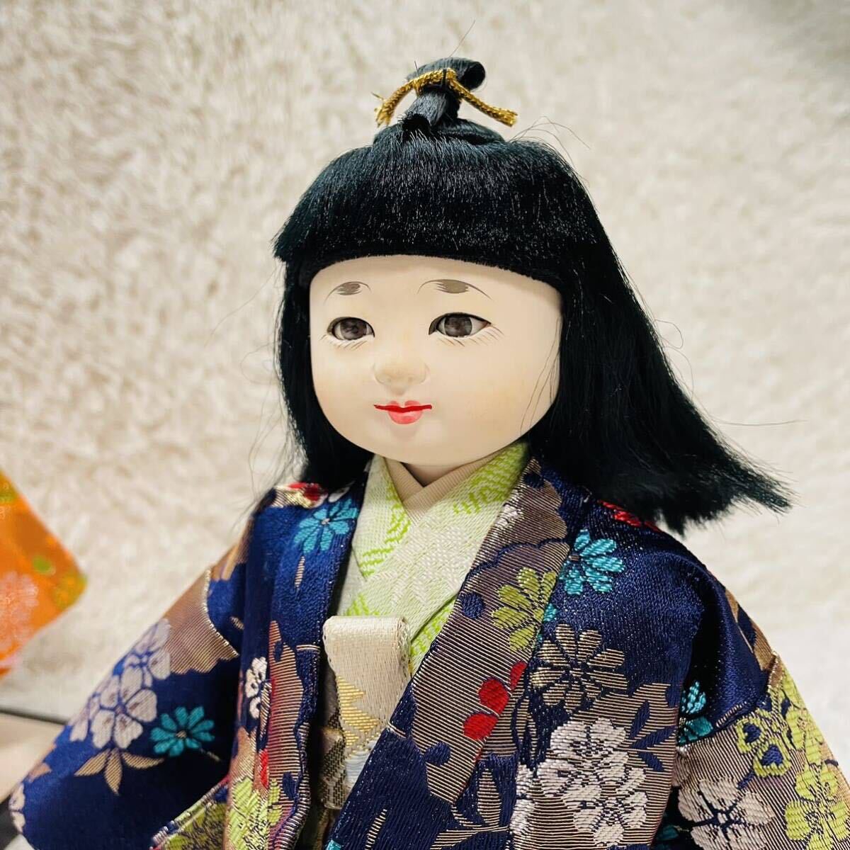 超希少！コレクター所蔵品 アンティーク 抱き人形 玩具 雛人形 日本人形 市松人形 着物 昭和レトロ 和装 置物 女の子 男の子 セット_画像5
