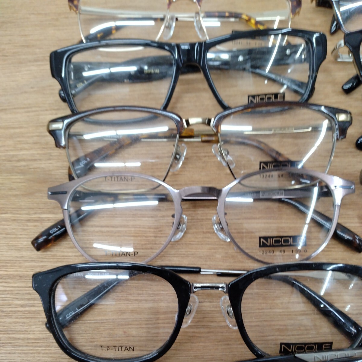 中古　ジャンク　メガネフレーム　20本　まとめ売り　眼鏡　金属フレーム 眼鏡フレーム　【7】_画像7