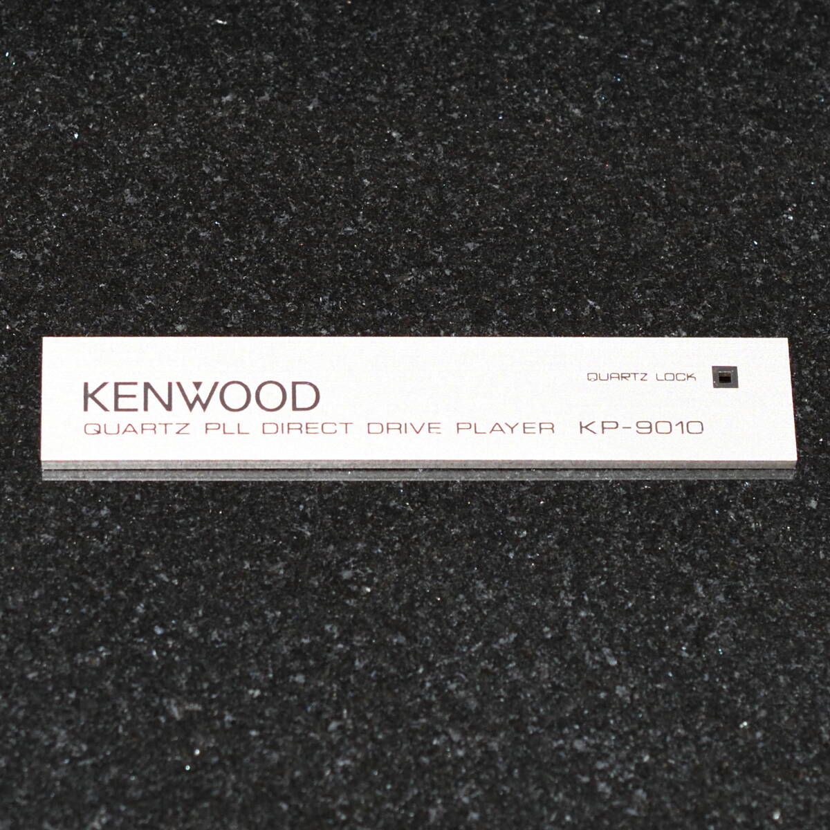 KENWOOD KP-9010 スイッチ プレート ③QUARTZ LOCK / KP-990 KP-7010 KP-1100の画像1
