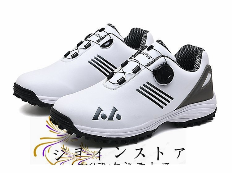 ゴルフシューズ 27cm メンズ スパイクレス 兼用 ゴルフ 靴 軽量 軽い 紐タイプ スニーカータイプ スパイクレスシューズ カジュアルの画像1