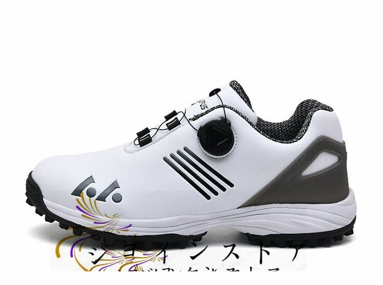 ゴルフシューズ 27cm メンズ スパイクレス 兼用 ゴルフ 靴 軽量 軽い 紐タイプ スニーカータイプ スパイクレスシューズ カジュアルの画像3