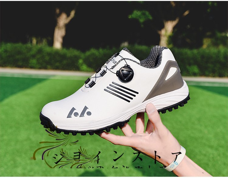 ゴルフシューズ 27cm メンズ スパイクレス 兼用 ゴルフ 靴 軽量 軽い 紐タイプ スニーカータイプ スパイクレスシューズ カジュアルの画像5
